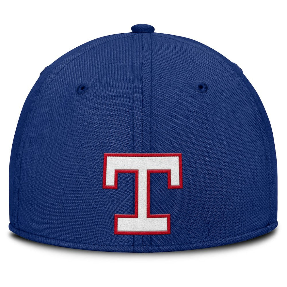 Royal/Red Texas Rangers Nike Rise Swoosh Performance Flex Hat