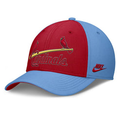 Light Blue/Red St. Louis Cardinals Nike Rise Swoosh Performance Flex Hat