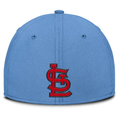 Light Blue/Red St. Louis Cardinals Nike Rise Swoosh Performance Flex Hat