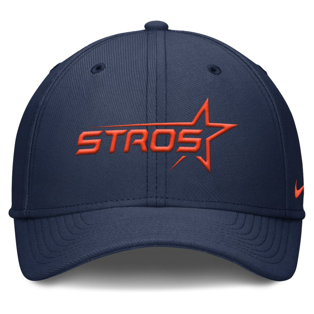 Navy Houston Astros Nike 2025 City Connect Rise Swoosh Performance Flex Hat