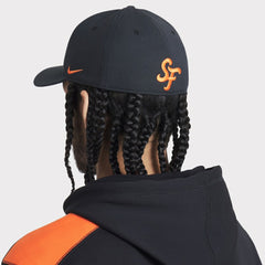 Black San Francisco Giants Nike 2025 City Connect Rise Swoosh Performance Flex Hat