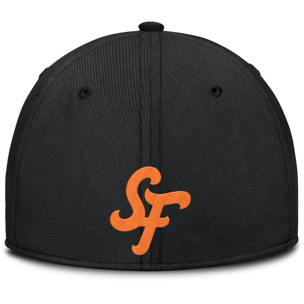 Black San Francisco Giants Nike 2025 City Connect Rise Swoosh Performance Flex Hat