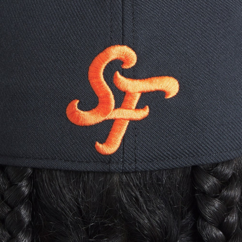 Black San Francisco Giants Nike 2025 City Connect Rise Swoosh Performance Flex Hat