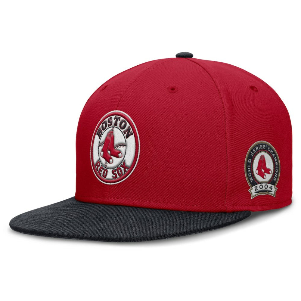 Red Boston Red Sox Nike Cooperstown Two-Tone Dri-FIT Round Bill True Fitted Hat