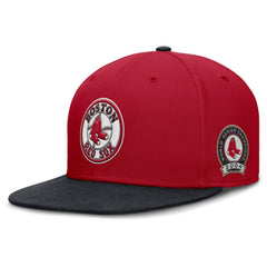 Red Boston Red Sox Nike Cooperstown Two-Tone Dri-FIT Round Bill True Fitted Hat