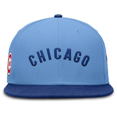 Light Blue Chicago Cubs Nike Cooperstown Two-Tone Dri-FIT Round Bill True Fitted Hat