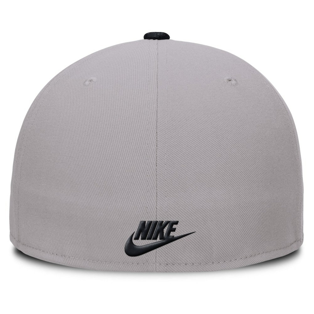 Gray New York Yankees Nike Cooperstown Two-Tone Dri-FIT Round Bill True Fitted Hat