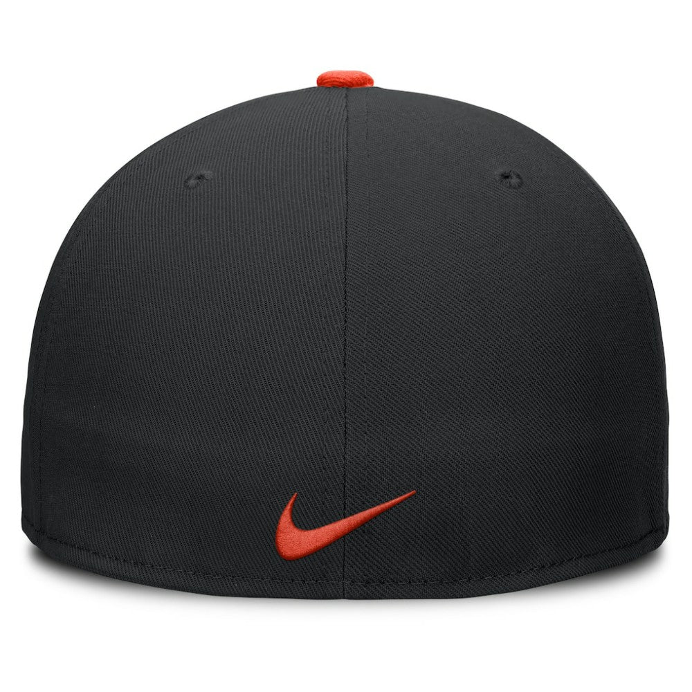 Black Baltimore Orioles Nike Primetime Dri-FIT Round Bill True Fitted Hat