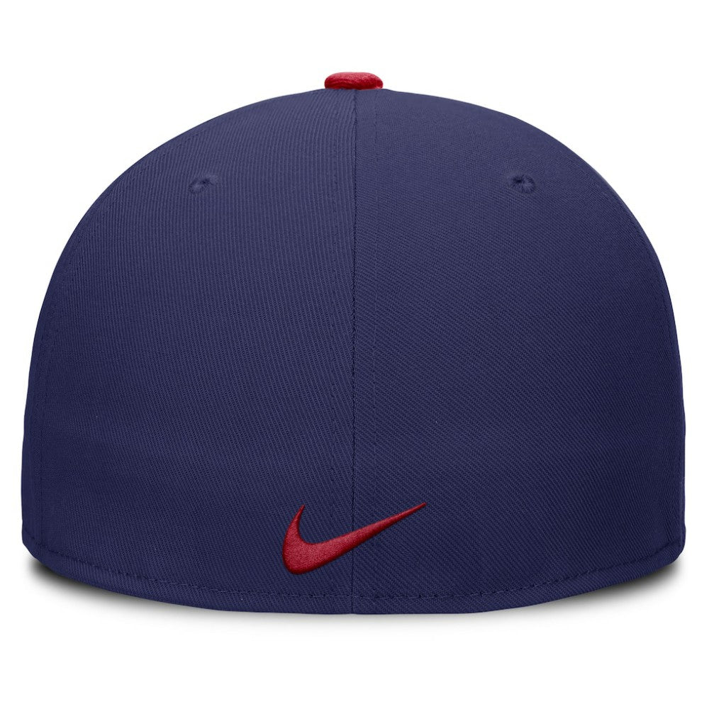 Royal Chicago Cubs Nike Primetime Dri-FIT Round Bill True Fitted Hat