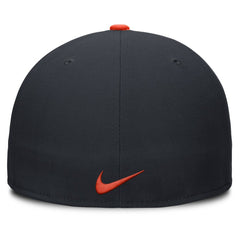 Navy Detroit Tigers Nike Primetime Dri-FIT Round Bill True Fitted Hat