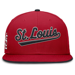 Red St. Louis Cardinals Nike Primetime Dri-FIT Round Bill True Fitted Hat