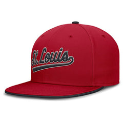 Red St. Louis Cardinals Nike Primetime Dri-FIT Round Bill True Fitted Hat