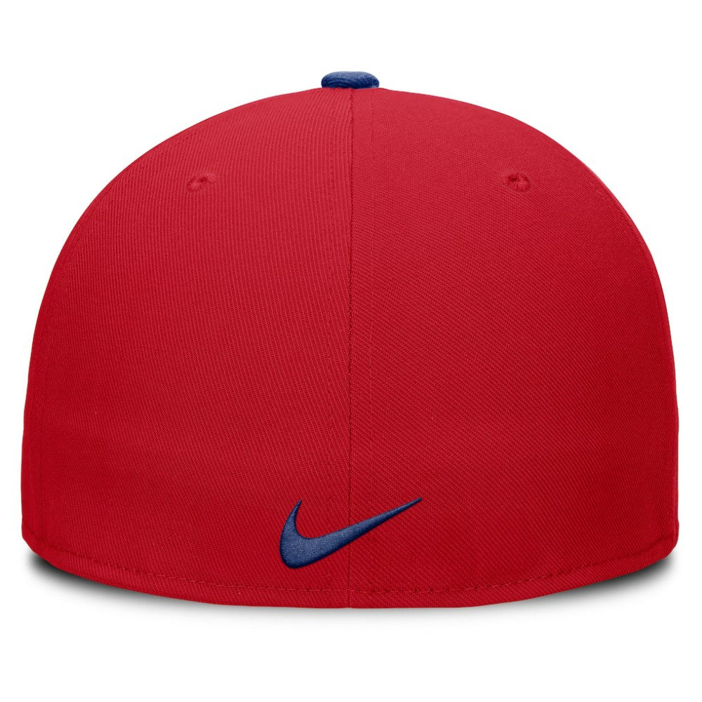 Red Philadelphia Phillies Nike Primetime Dri-FIT Round Bill True Fitted Hat