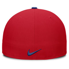 Red Philadelphia Phillies Nike Primetime Dri-FIT Round Bill True Fitted Hat