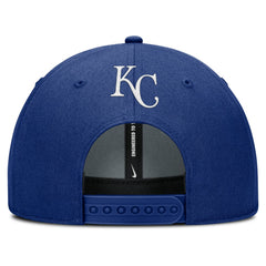 Royal Kansas City Royals Nike Rise Gaberdine Adjustable Hat