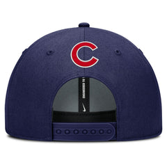 Navy Chicago Cubs Nike Rise Gaberdine Adjustable Hat