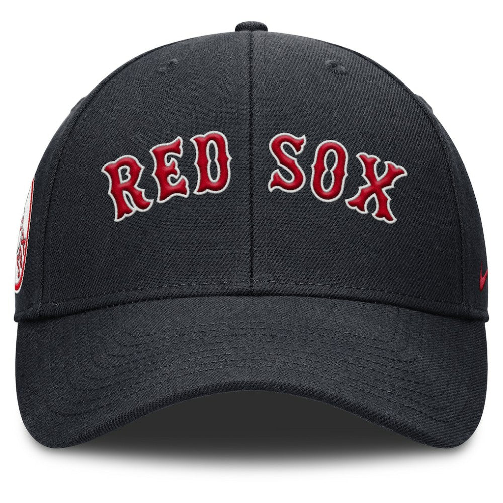 Navy Boston Red Sox Nike Rise Gaberdine Adjustable Hat