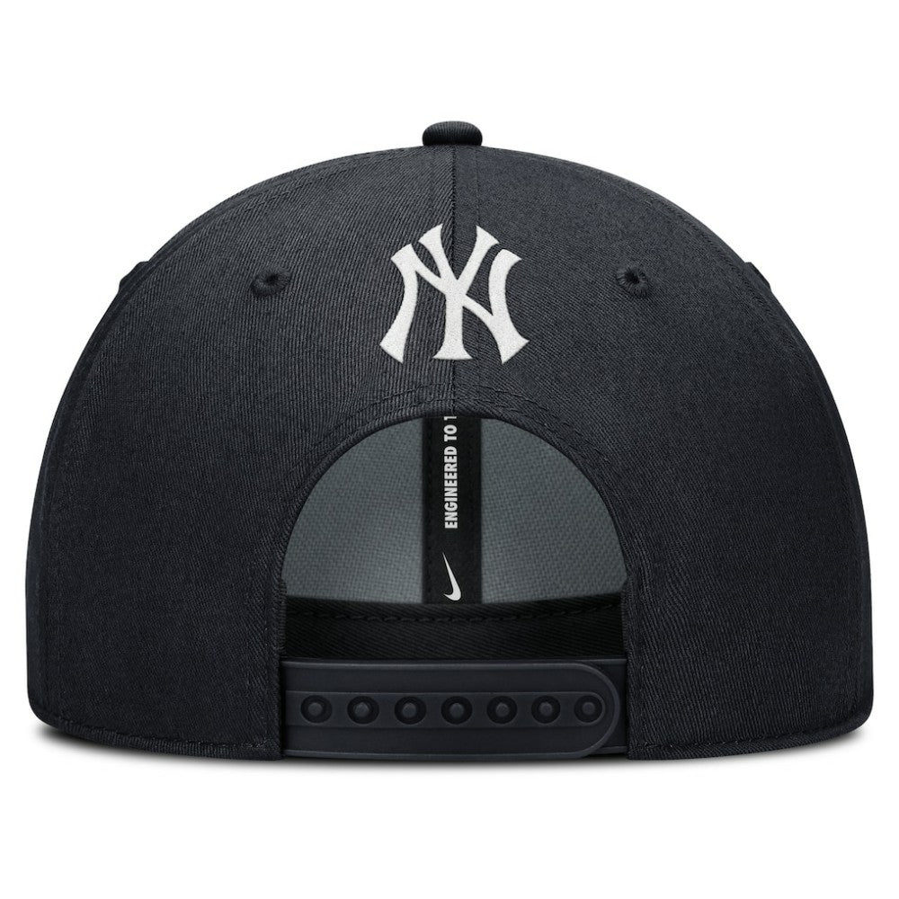 Navy New York Yankees Nike Rise Gaberdine Adjustable Hat