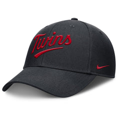 Navy Minnesota Twins Nike Rise Gaberdine Adjustable Hat