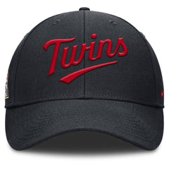 Navy Minnesota Twins Nike Rise Gaberdine Adjustable Hat