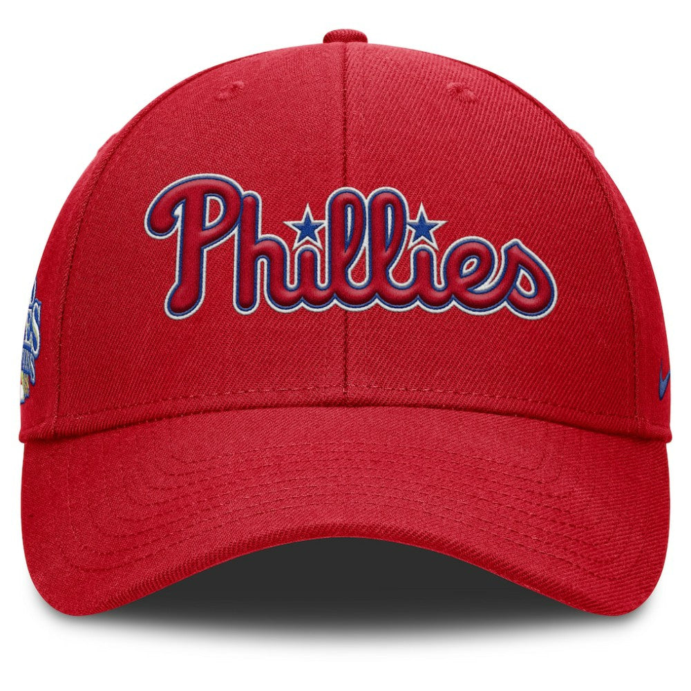 Red Philadelphia Phillies Nike Rise Gaberdine Adjustable Hat