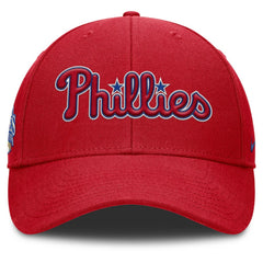 Red Philadelphia Phillies Nike Rise Gaberdine Adjustable Hat
