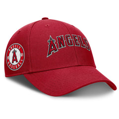 Red Los Angeles Angels Nike Rise Gaberdine Adjustable Hat
