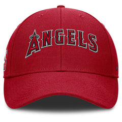 Red Los Angeles Angels Nike Rise Gaberdine Adjustable Hat