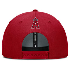 Red Los Angeles Angels Nike Rise Gaberdine Adjustable Hat