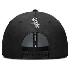 Black Chicago White Sox Nike Rise Gaberdine Adjustable Hat