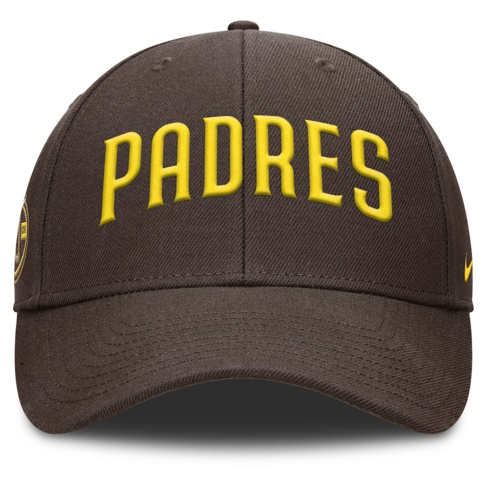 Brown San Diego Padres Nike Rise Gaberdine Adjustable Hat