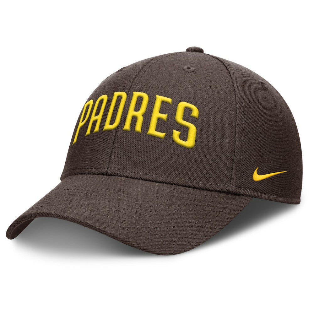 Brown San Diego Padres Nike Rise Gaberdine Adjustable Hat