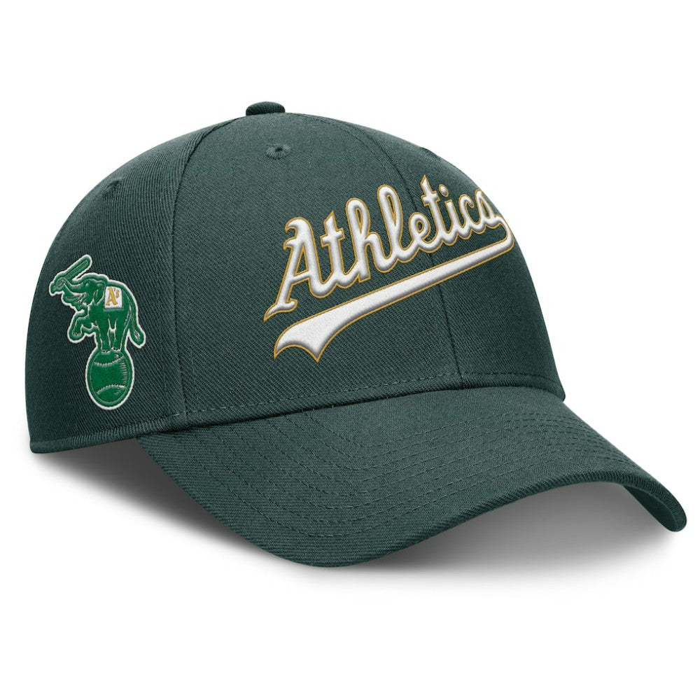 Green Athletics Nike Rise Gaberdine Adjustable Hat