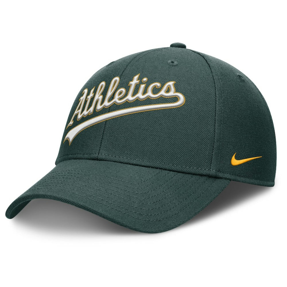 Green Athletics Nike Rise Gaberdine Adjustable Hat