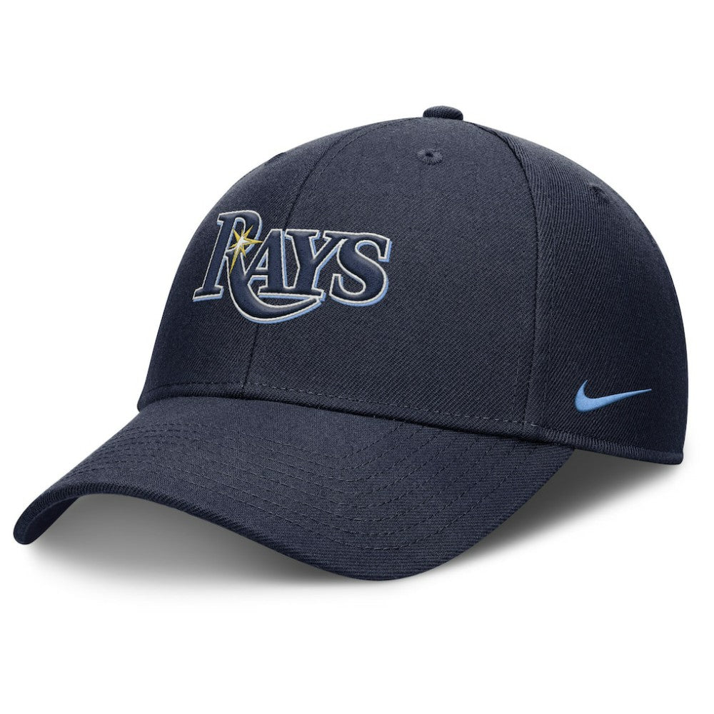 Navy Tampa Bay Rays Nike Rise Gaberdine Adjustable Hat