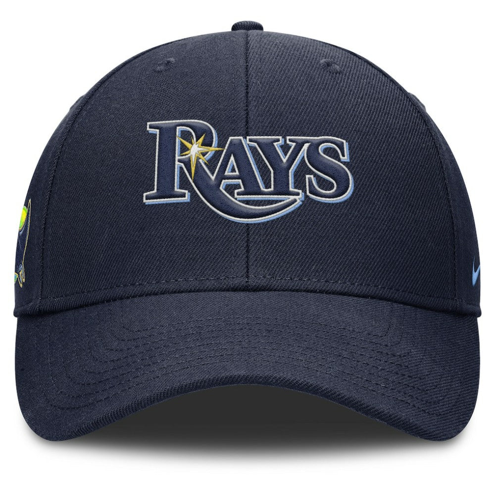 Navy Tampa Bay Rays Nike Rise Gaberdine Adjustable Hat