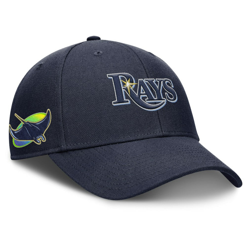 Navy Tampa Bay Rays Nike Rise Gaberdine Adjustable Hat