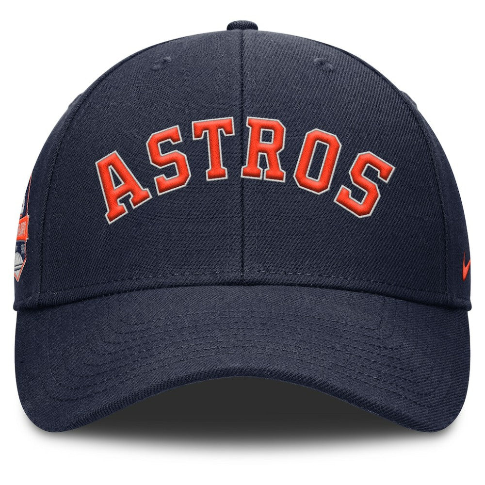 Navy Houston Astros Nike Rise Gaberdine Adjustable Hat