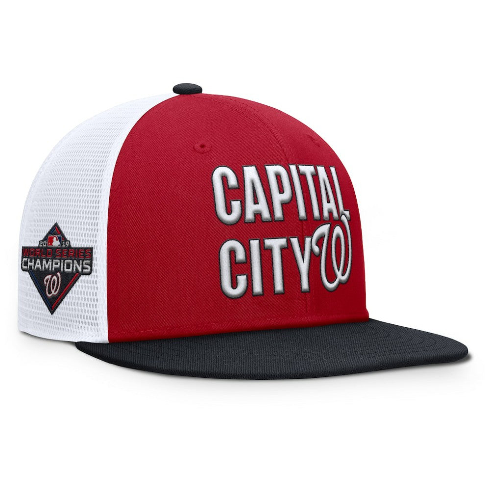 Red Washington Nationals Nike Pro Trucker Snapback Hat