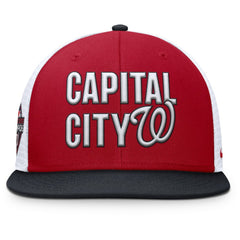 Red Washington Nationals Nike Pro Trucker Snapback Hat