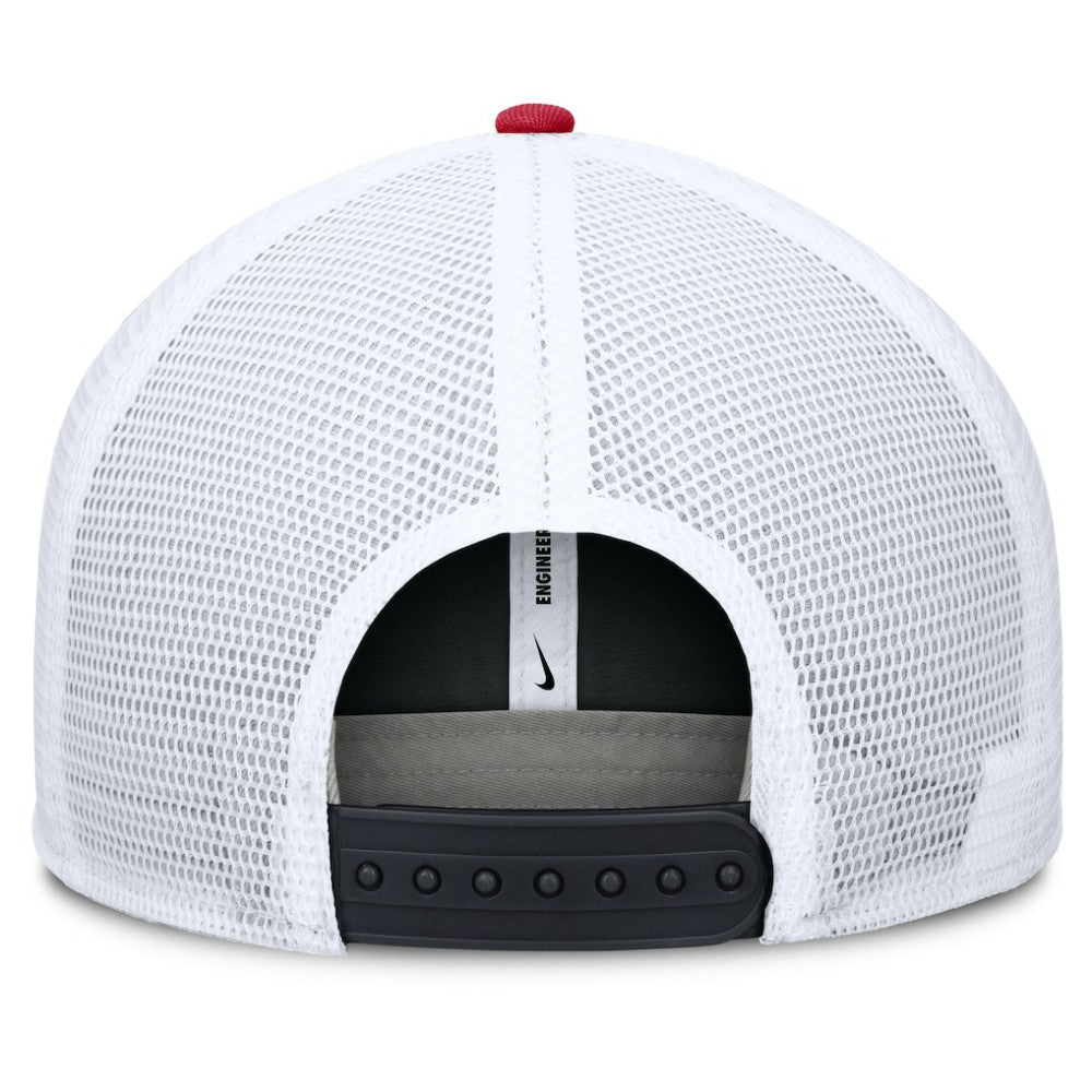 Navy/Red Atlanta Braves Nike Pro Performance Trucker Snapback Hat