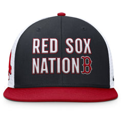 Navy Boston Red Sox Nike Pro Trucker Snapback Hat