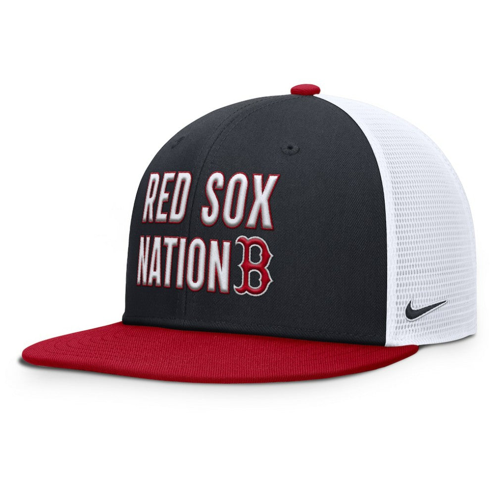 Navy Boston Red Sox Nike Pro Trucker Snapback Hat