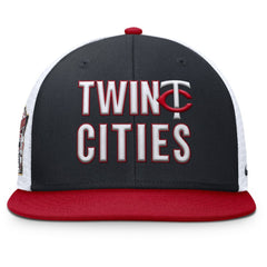 Navy Minnesota Twins Nike Pro Trucker Snapback Hat