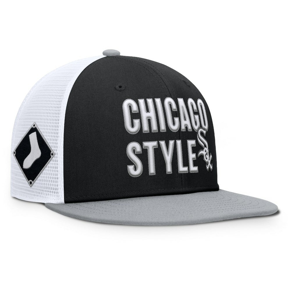 Black Chicago White Sox Nike Pro Trucker Snapback Hat