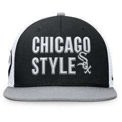 Black Chicago White Sox Nike Pro Trucker Snapback Hat