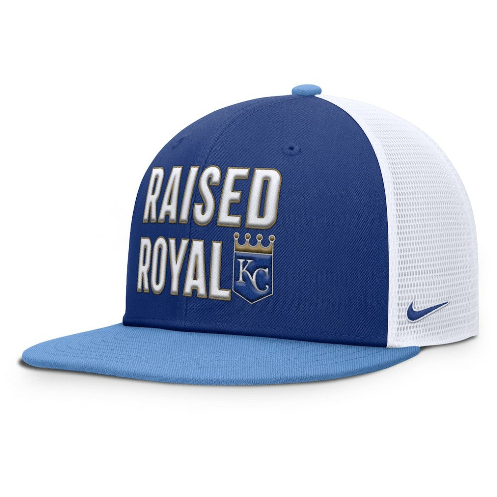 Royal/Light Blue Kansas City Royals Nike Pro Performance Trucker Snapback Hat