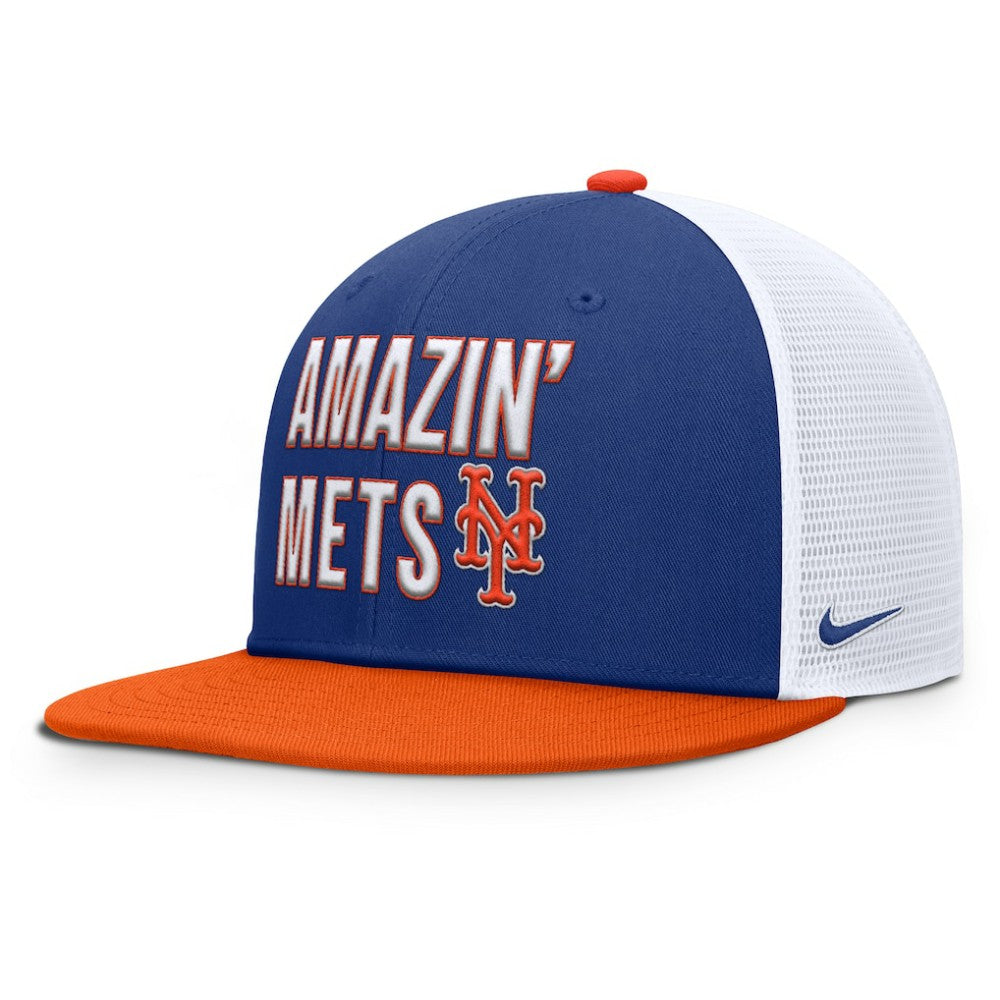 Blue New York Mets Nike Pro Trucker Snapback Hat