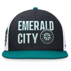 Navy Seattle Mariners Nike Pro Trucker Snapback Hat