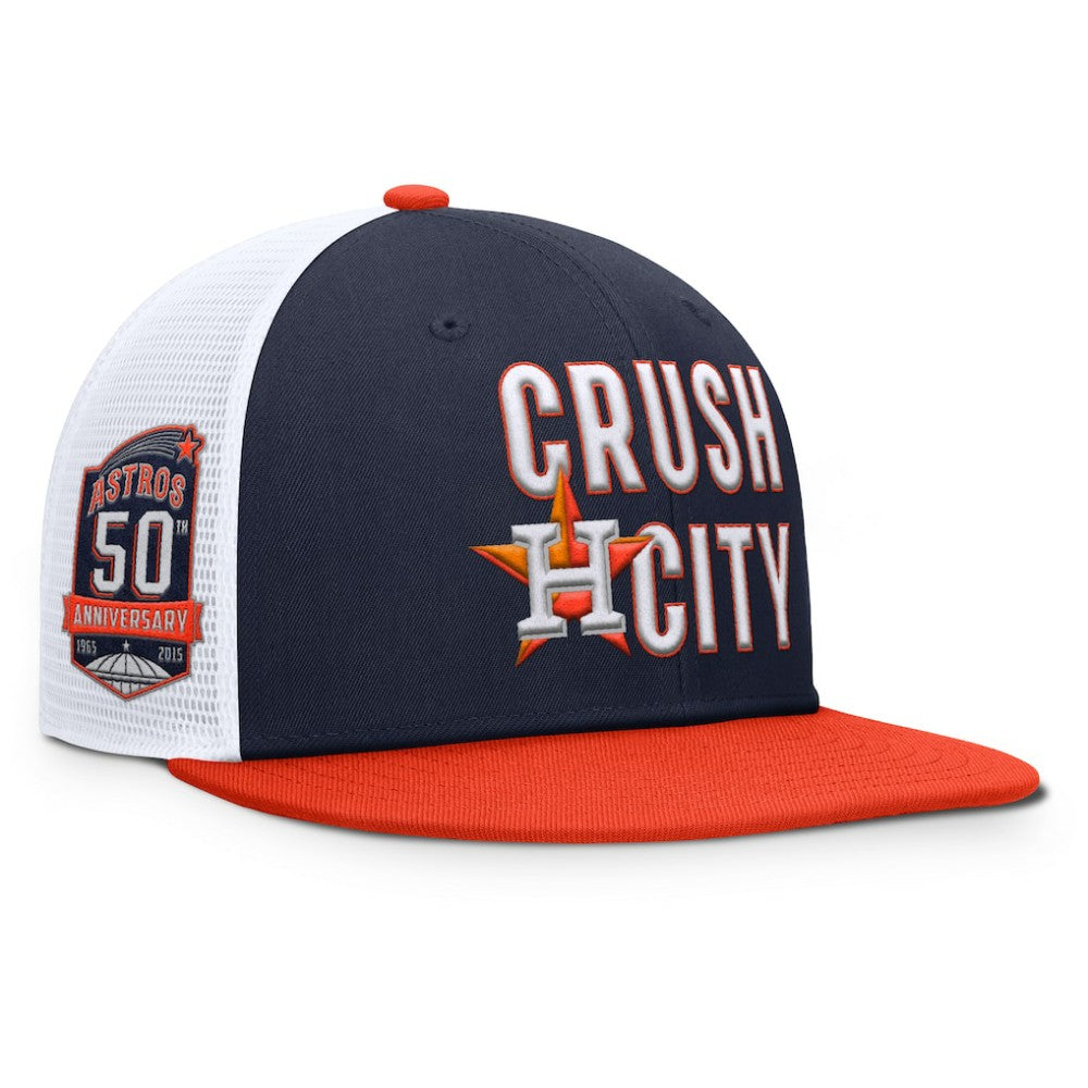 Navy/Orange Houston Astros Nike Pro Performance Trucker Snapback Hat